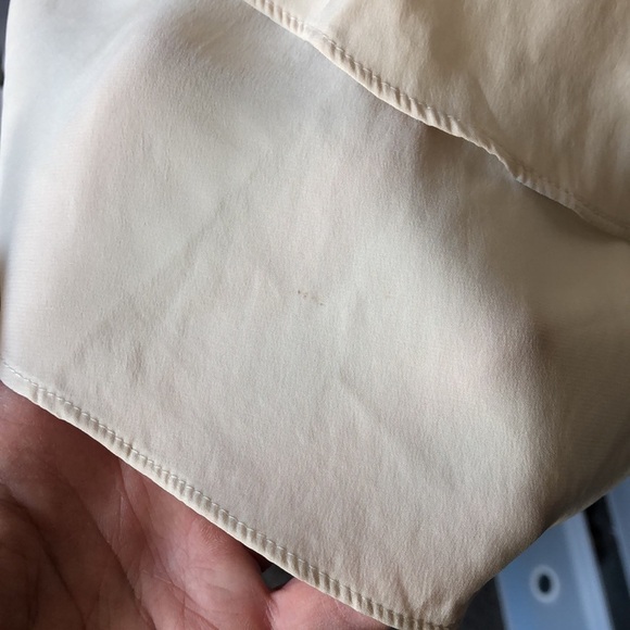 Garnet Hill Silk Sheath Dress Champagne Cream - Picture 14 of 14